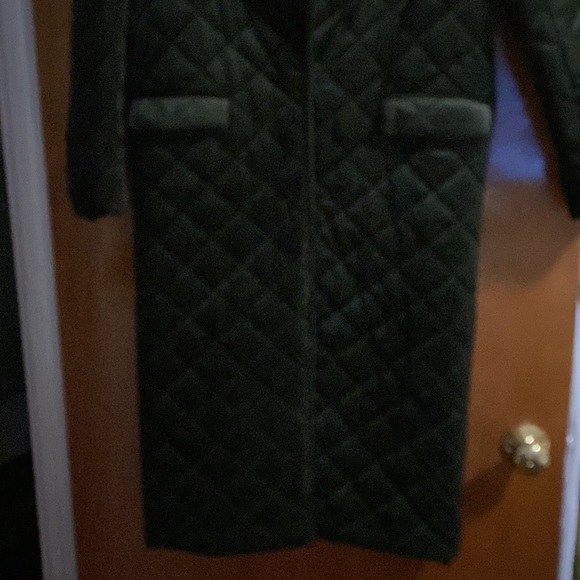 Quilted Velvet Coat - Picture 2 of 9